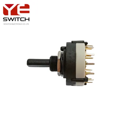 2 Pole 6 Positions PCB Mount Rotary Switch