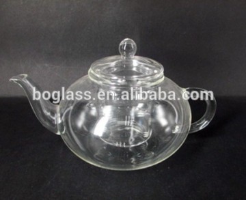 Pyrex Glass Tea Pot, Heat Resistant Handcrafted Infuser Turkish Tea Pot