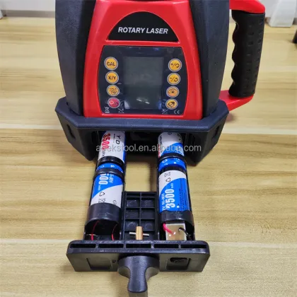 AK204D Rotary Laser Levels Set with OLED Screen and Slope Setting (500M/1000M Red Light)