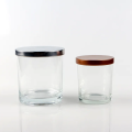 100 ml hochwertige transparente runde Glaskerzenhalter