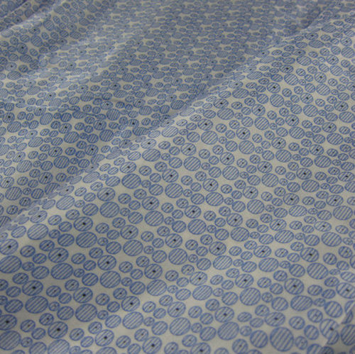 Cuddle Bubble Printed Cotton Silk Fabric,Cotton Silk Blends Satin