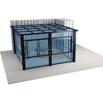 Glass Pool House Winter Garten Aluminum Frame Sunroom