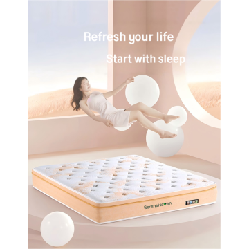 Materasso da letto in schiuma traspirante con protezione antimicrobica