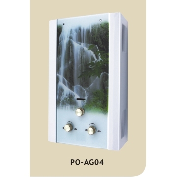 New Design Glass Panel Gas Water Heater