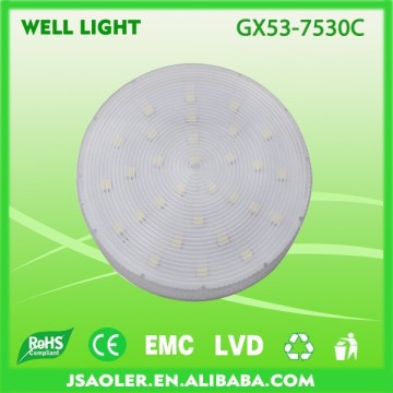 2015 new goods 1.5W 3528smd dimmable led cabinet light gx53 led