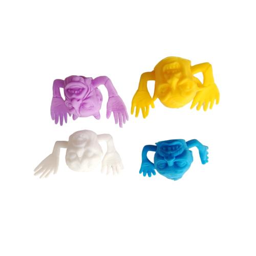 TPR Skull Pinger Cots Toys