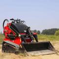 Pendirian terkecil di trek mini skid steer loader