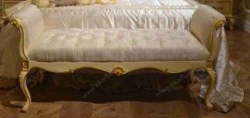 New Designs Arabic Furniture Dubai Wooden Bed Stool FU-105