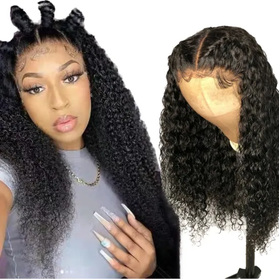 Water Wave Peruvian Hair Wig, Cabelo Humano Transparent Swiss Hd Lace Frontal Wig Human Hair wigs Peruvian Hair