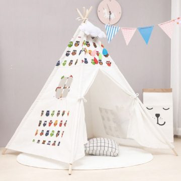 2021 New Design Foldable Pink Kid Teepee Tent for Indoor Play