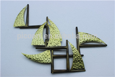 Modern like a sailboat metal wall hanging sculpture