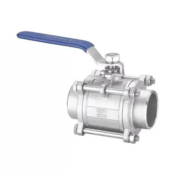 Stainless Steel Three Piece Welded Ball Valve
