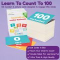 1 100 Numéro Cards flashcards Flash pour les tout-petits