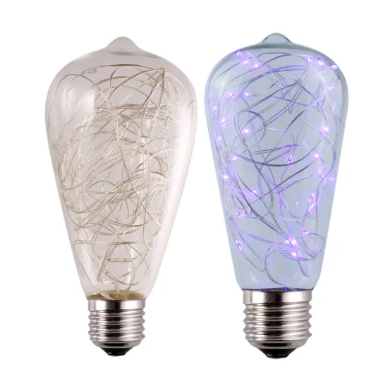 Festival decoration lamp 2w copper wire string led lights e27 led bulb holiday wedding party bar using bulb