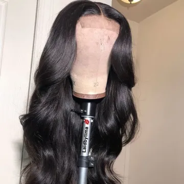 Full Virgin Brazilian Cuticle Aligned Lace Closure Body Wave Human Hair Wig Raw Brazilian Hair Full Transparent Lace Frontal Wig