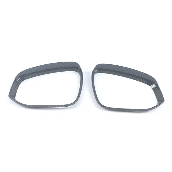 OEM Chrome ABS Exterior Accessories for Toyota 2022 Highlander - Carbon Fiber Rearview Mirror Rain Eyebrow Decoration