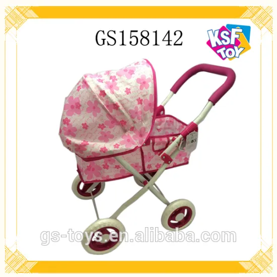 Baby Doll Stroller With Umbrella Iron Baby Push Toy Car