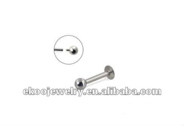 316L Surgical Steel Body Jewelry 16 Gauge Internally Threaded Lip Ring