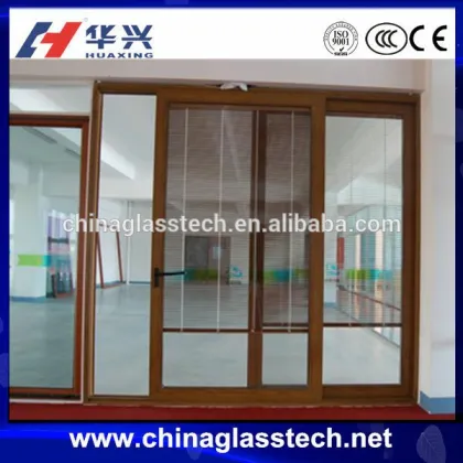 CE aluminum frame soundproof indian door designs double doors