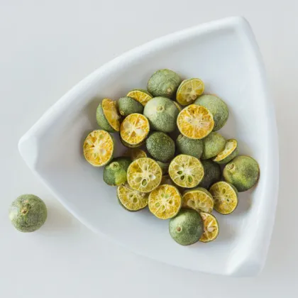 Factory Direct Export: Freeze-dried Fruit and Flower Tea - Freeze-dried Kumquat Cut in Half