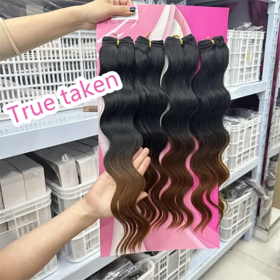 Kanekalon's Best: Santana Pamela Sew-in Hair Extensions - Long Body Wave, Wavy Weft Hair Weaving Bundles with Heat Resistance