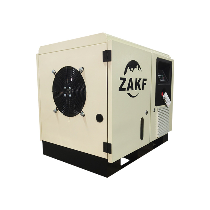 Compresor de aire de tornillo de correa de 4KW de tamaño compacto