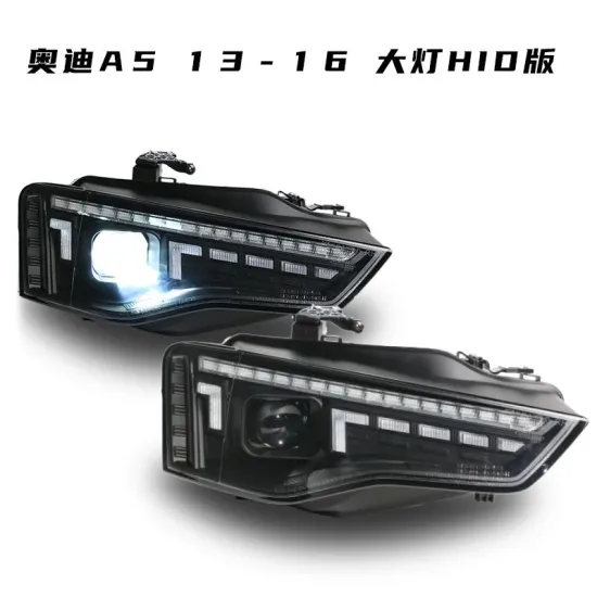 Headlamp for Audi A5 13-16 with Dynamic Turning Signal Light SN