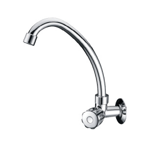 Kunststoff-lange Hals Mischbatterie Kitchen Sink Wasserhahn