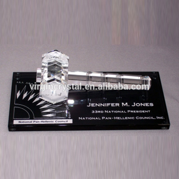 Office manager gifts crystal hammer black creative office gifts