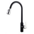 Single Handle Black Pull Down Kitchen Faucet