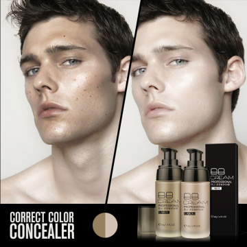 LAIKOU Men BB Cream Face Cream Natural Whitening Skin Care Men Effective Care Sunscreen Face Foundation Base Makeup 40ml