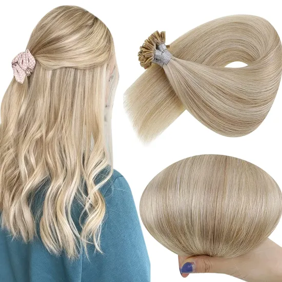 Wholesale Double Drawn Italian Prebonded U Tip Hair Extensions Virgin Keratin Human Hair Extension Hot fusion Hair extension