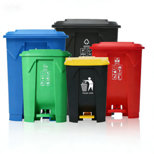 Large Foot Pedal Trash Can for Kitchen Commercial Use