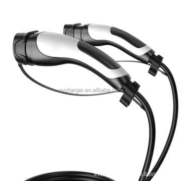 5 meters 32A 3 Phase 22kw Type 2 to Type 2 EV Charging Cable with ruber handle