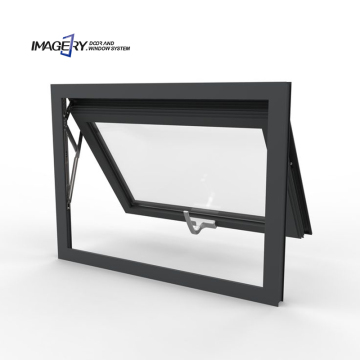 Aluminium Awning Design with Double Glazed Frosted Glass Windows for Cheap Home Improvements in Philippines