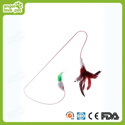 Colorful Feather Cat Teaser, Pet Toy