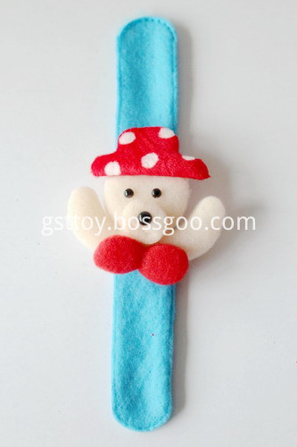 Christmas Bear Slap Hand Bracelet