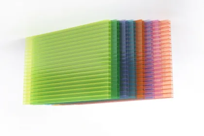 Multicolor Hollow Polycarbonate Sunshine Sheet