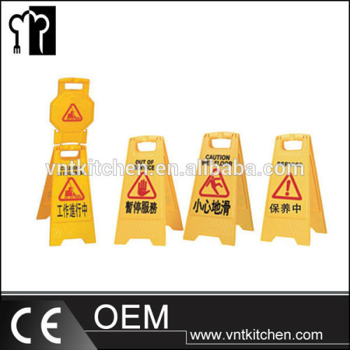 Low Price! Polypropylene Plastic A Shape Warning Sign Road Safety Sign Board