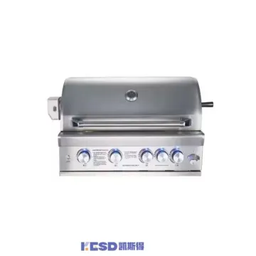 Stainless Steel Camping Outdoor Portable Kitchen Furniture Camping Mobile Gas BBQ Grill Smokeless Outdoor BBQ Grills