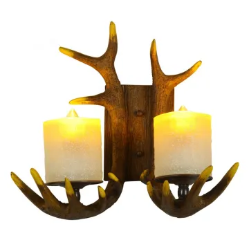 LED Antler Wall Lights for Home Indoor Décor