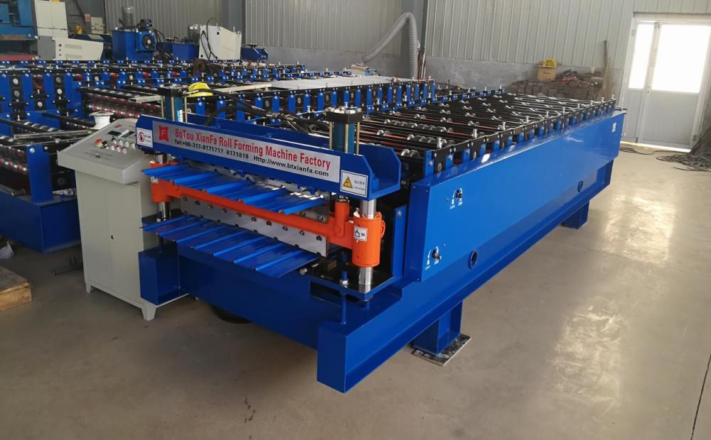 Roofing Sheet Double Layer Roll Forming Machine