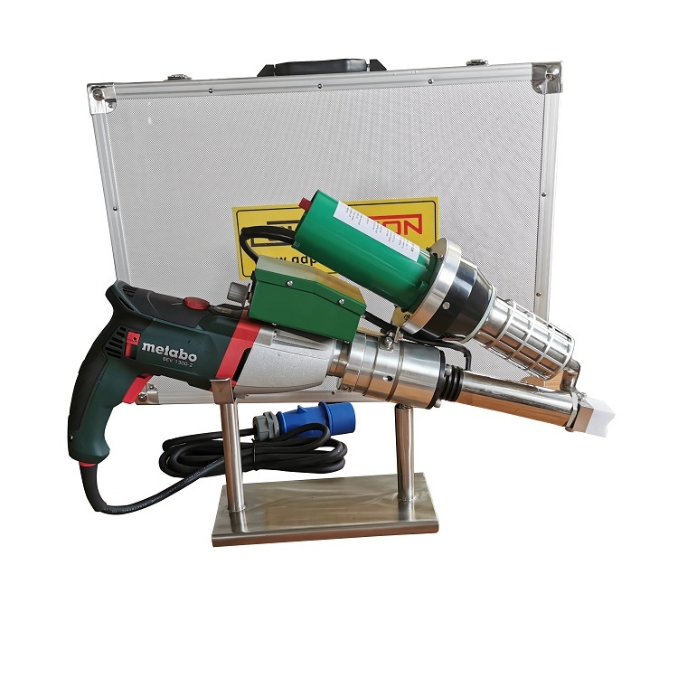 PP Plastic Rod Extruder Machine / Welding Hand Air Gun
