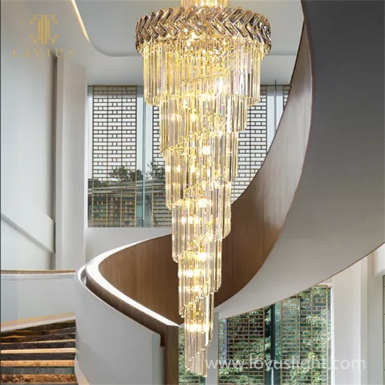 Hot custom staircase chandelier Large popular chandelier