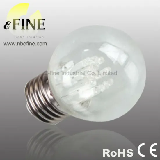 LED bulb color E27 clear shape for decoration
