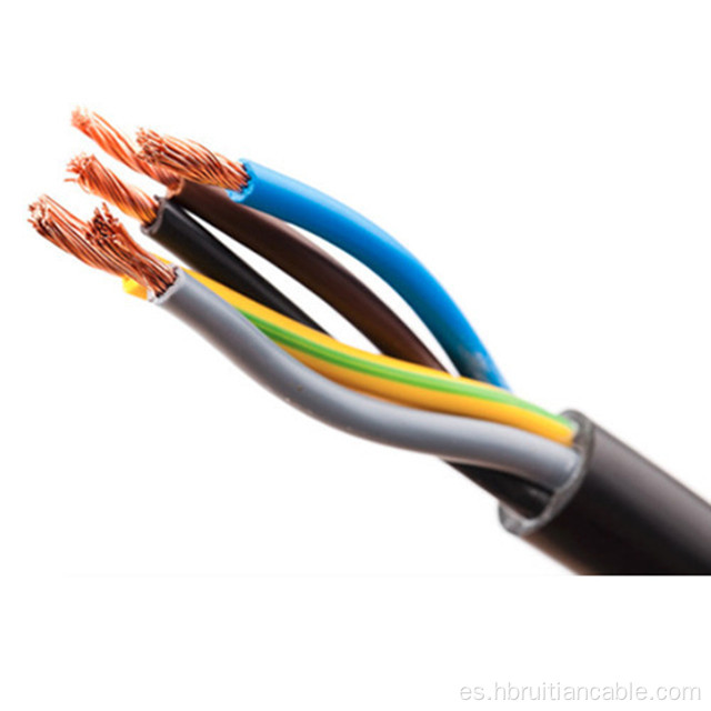 Cable de alimentación de alambre eléctrico al aire libre flexible aislado aislado de PVC