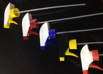 White / Blue / Yellow, 28 / 410 Plastic Pp Mini Trigger Sprayer For Room Cleaning Am-cp