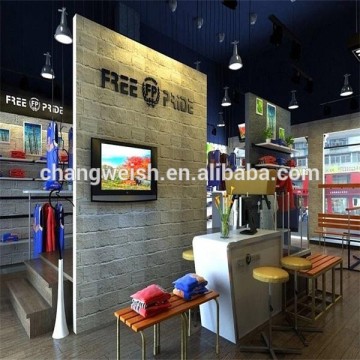 sports clothing display store fixture