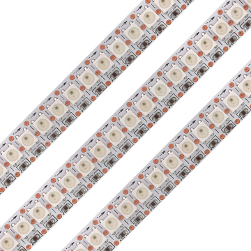 144LEDS RGB SMD5050 WS2812 WS2812B Διευθυντής LED LID