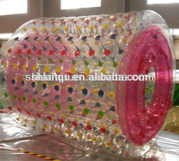 Top quality inflatable water cylinder roller